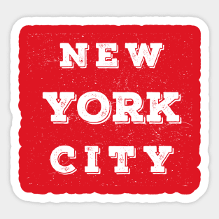 New York . Sticker